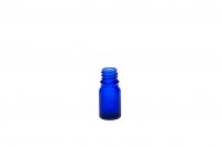 Mavi cam uçucu yağ şişesi 5 ml