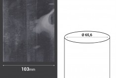  Τермосвиваема капсула широка 103 мм  с прорез - в текущ метър (Φ 65,6 mm)