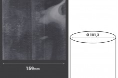 159 mm широка термосвиваема капсула с прорез - в текущ метър (Φ 101,3 mm)