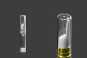 Пластмасова прозрачна бутилка за серуми Airless 10 ml 