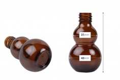 Uçucu Yağ Şişesi cam amber şişe 30 ml  (PP18)