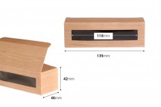 Хартиена кутия за  3 бурканчета  30ml, с размери 135x46x42 мм  - 50 бр