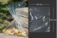 Прозрачни торбички 400х500 мм за опаковане на храни - 100 бр