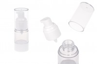 Пластмасова прозрачна Airless бутилка 15 ml