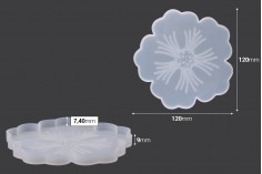 Силиконова формичка за подложки за цветя 
