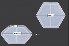 Силиконова форма Шестоъгълна подложка за чаша
