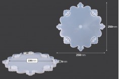 Релефна силиконова форма за плот - 3 бр