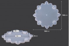 Релефна силиконова форма за плот - 3 бр