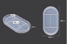 Силиконова форма за овален диск