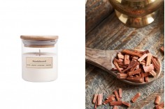 Sandalwood  aromalı ahşap fitilli soya mumu (110gr)